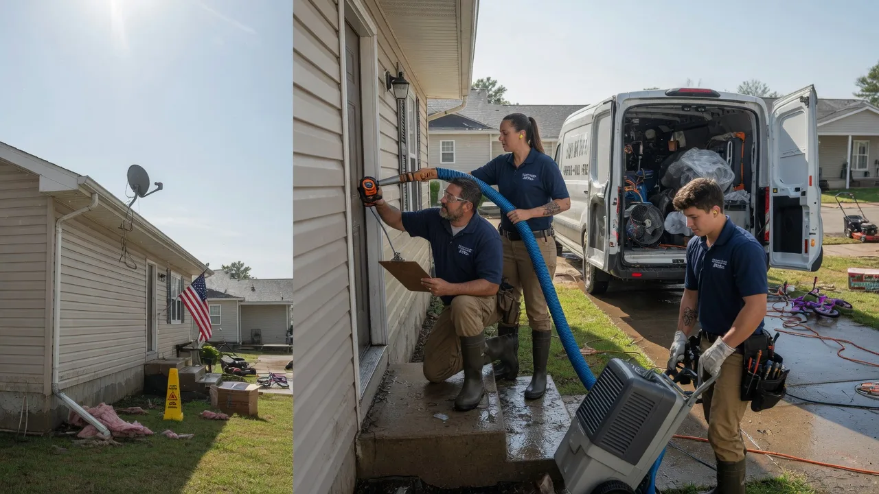 Ceiling Water Damage Restoration in Upham, ND near me